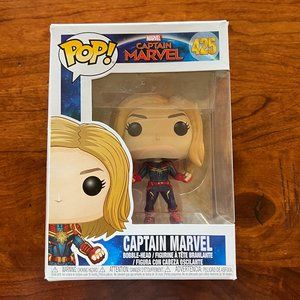 NIB Funko Pop! Marvel Captain Marvel Bobble-Head Figurine - #425